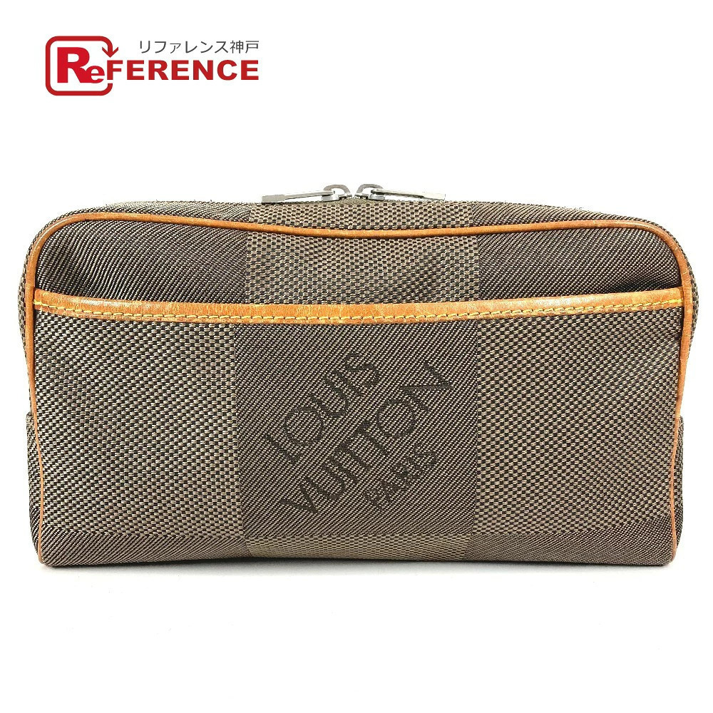 Louis Vuitton Damier Geant Acrobat Body Bag Waist Canvas Tail Khaki Green